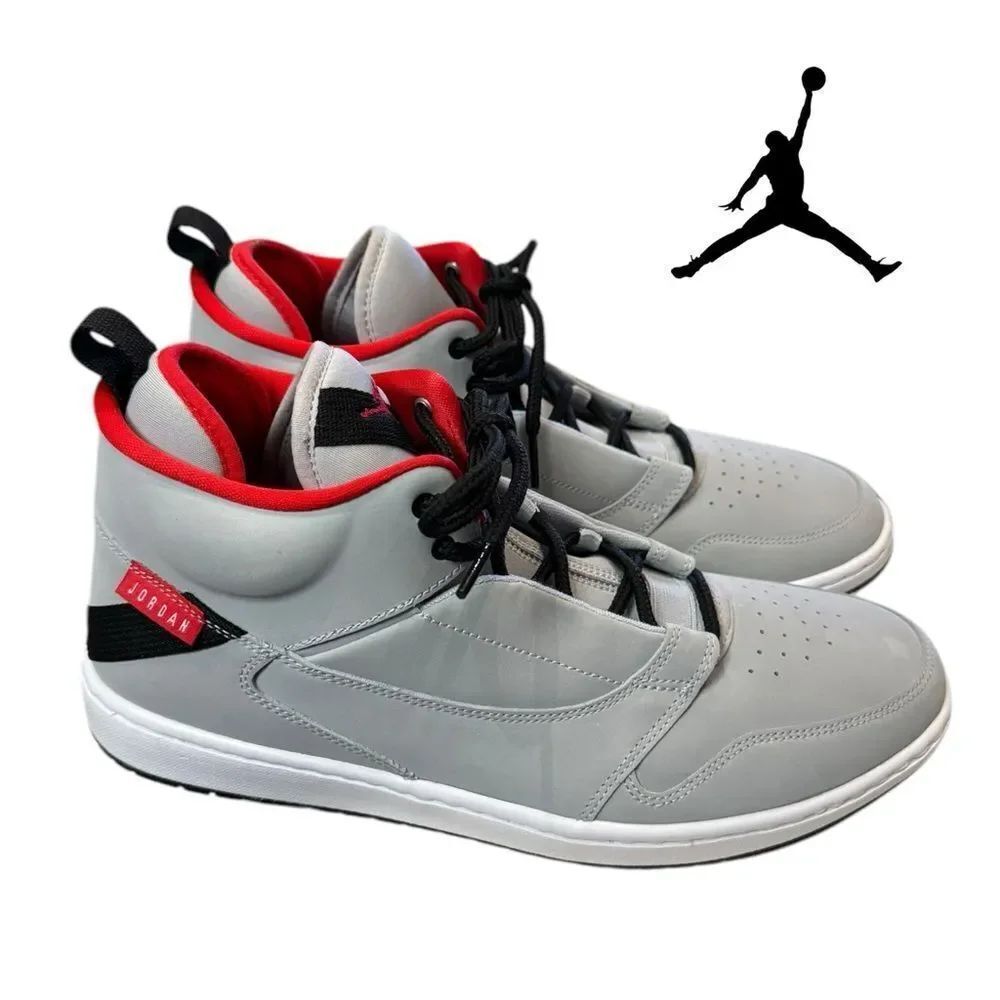 Jordan Nike Fadeaway Wolf Grey Men's AO1329-060 Tennis Shoes Sneakers 12